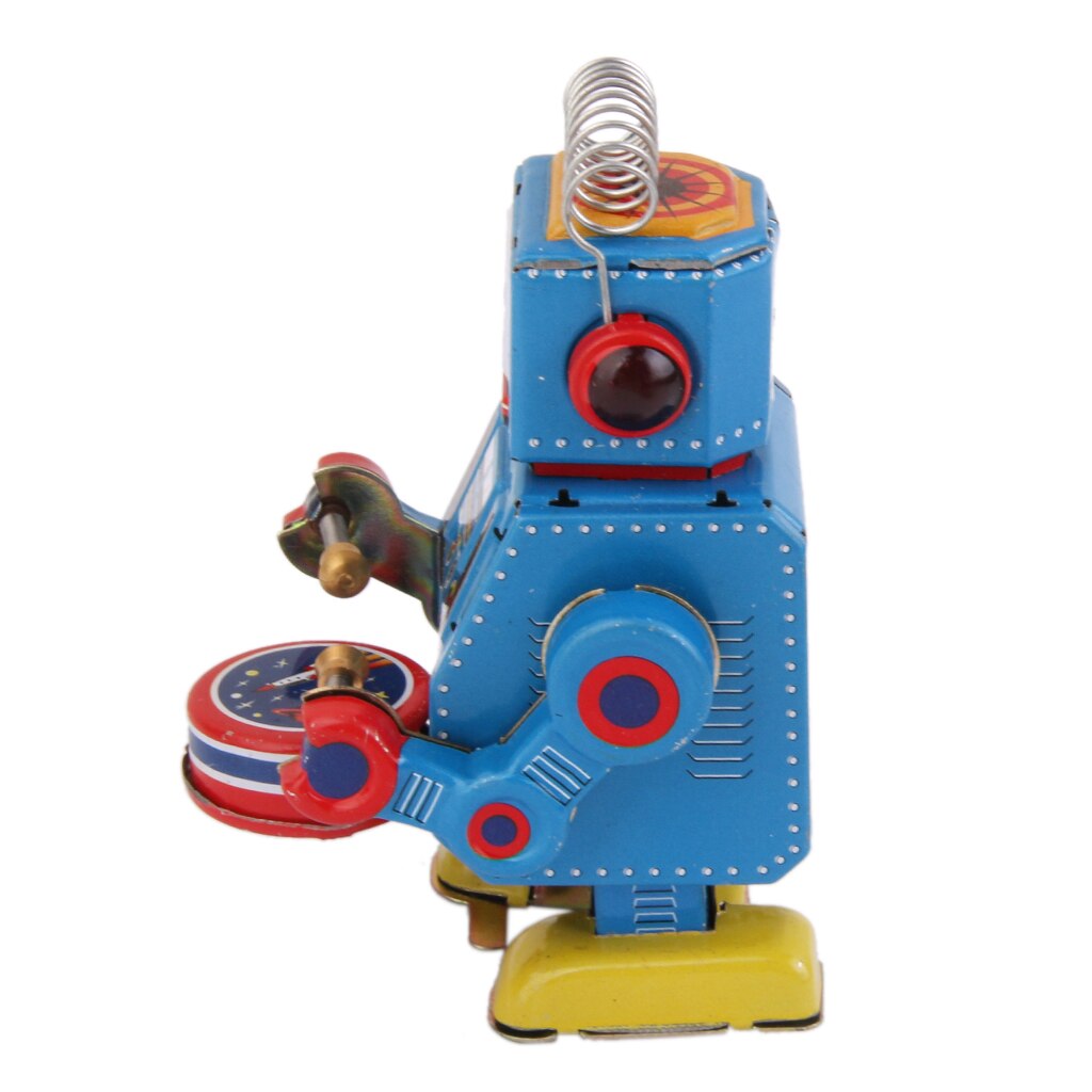 Giocattolo Robot A Molla Wind Up MS406 – Latta Metallica, Collezionabile Per Adulti E Appassionati