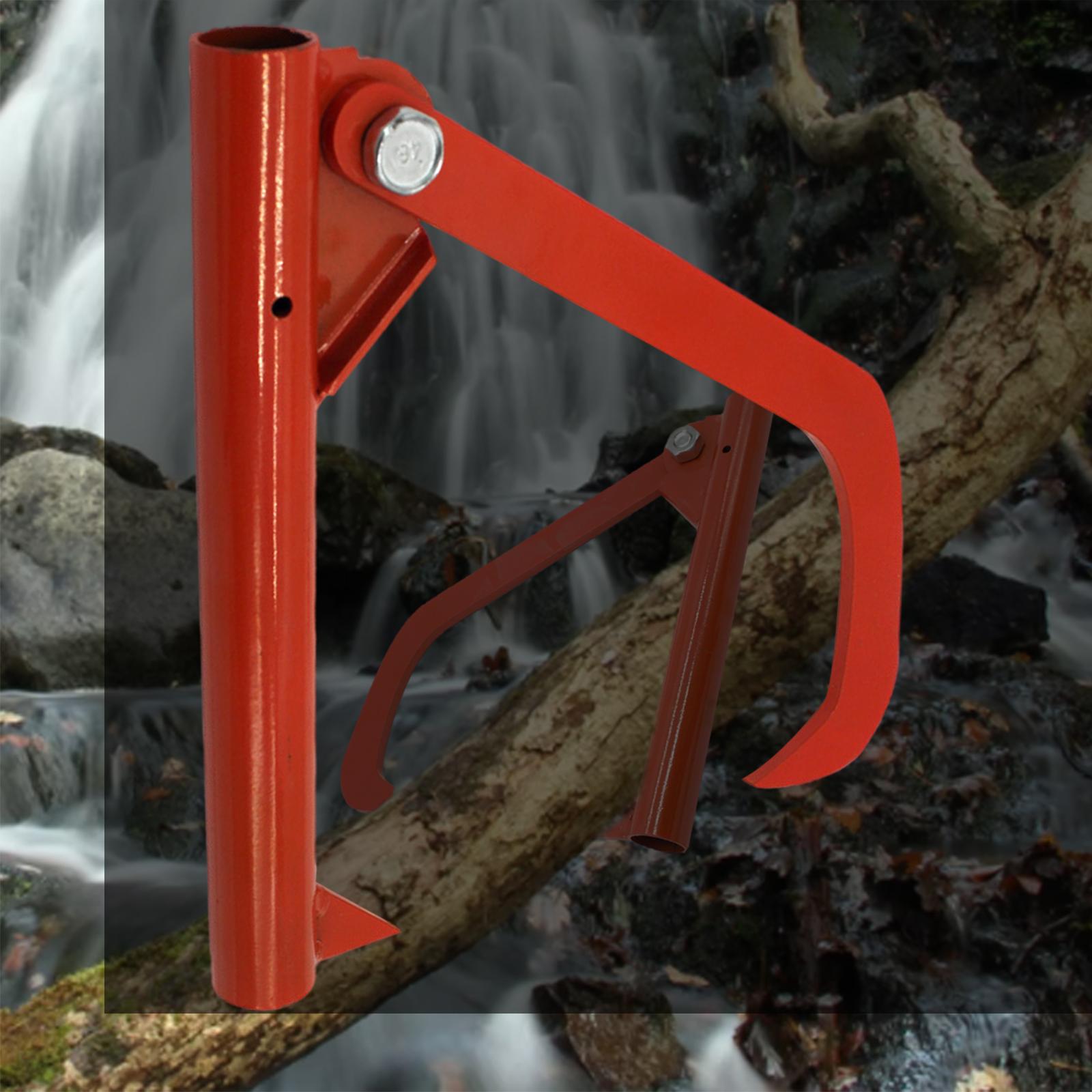 Log Roller Log Lifter Hook Steel Peavey Practical Durable Home Transport Cant Hook for Patio