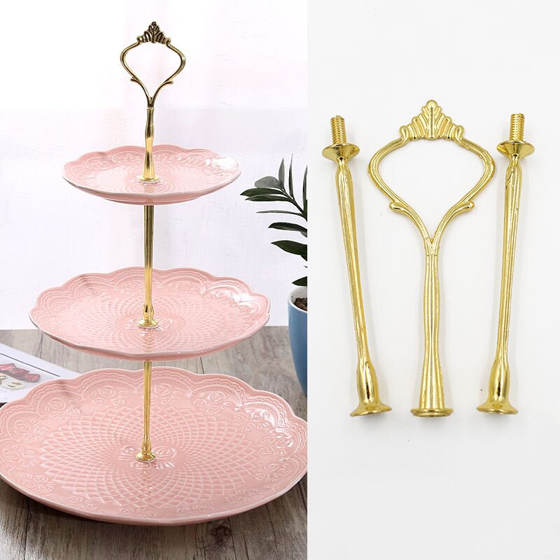 2 Tier Cake Cupcake Plate Stand Only Birthday Wedding Party Food Holder Trays Store Stand Only Without Dishes