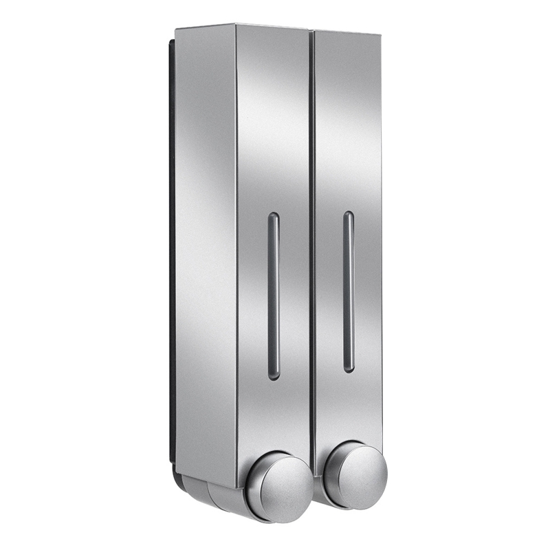 Distributeur mural de savon liquide pour salle de bain, 420ML, Lotion de lavage, désinfectant pour les mains, pour enfants, famille, hôtel, cuisine, Gel douche: Bleu marine