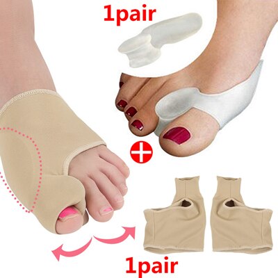 Ballen Schiene groß Zehe Korrektor Fuß Schmerzen Linderung Hallux Valgus Korrektur Pedikübetreffend Werkzeuge Kissen Pad Fußpflege Werkzeug: P-2Paar