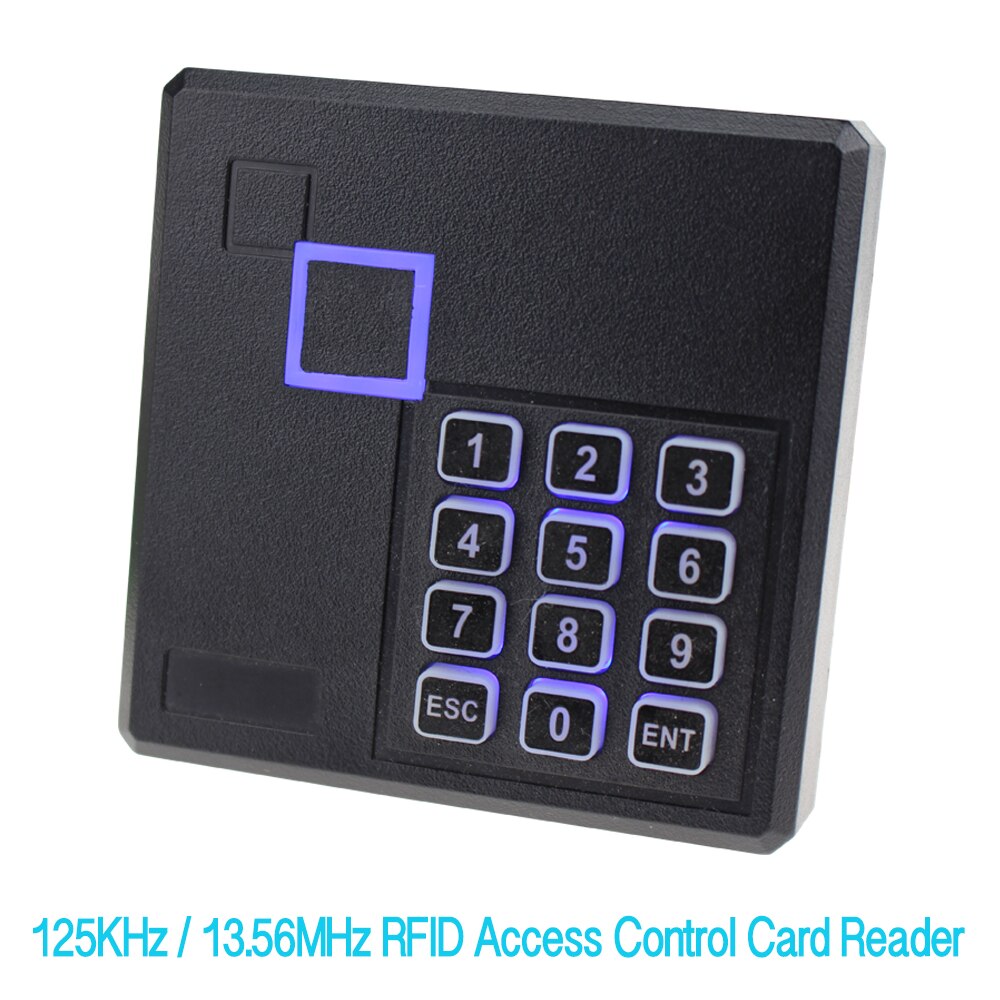 Long Range RFID NFC Card Reader 125KHz/13.56MHz Proximity Access Control Keypad IP65 Waterproof Keyboard with Wiegand26 Output