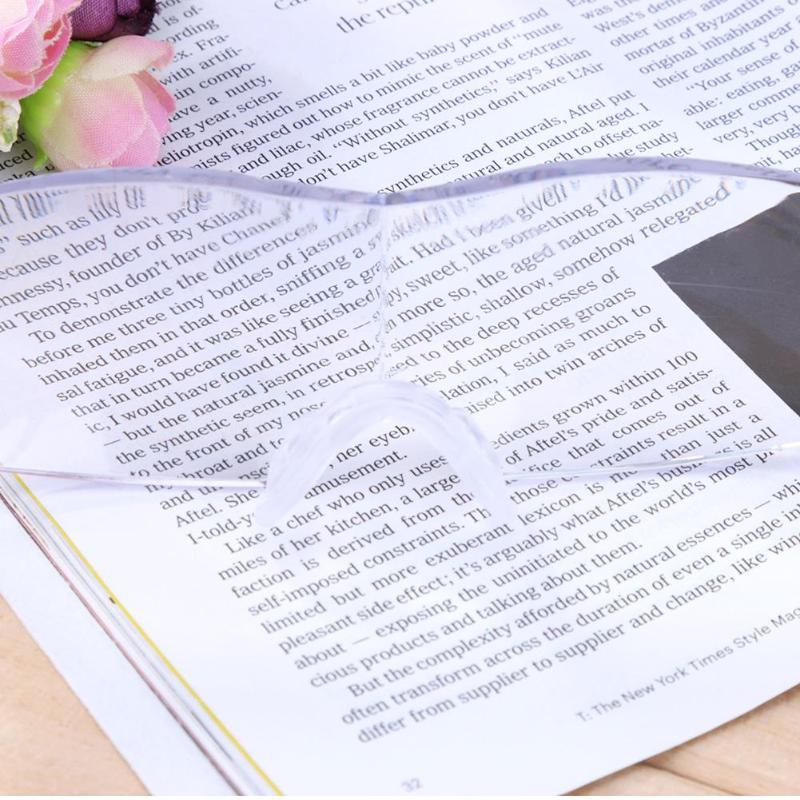 Portable Magnifying Glass 1.6X Frameless Eye Protection Magnifying Glasses Power Magnifier Knitting Magnifying Glass