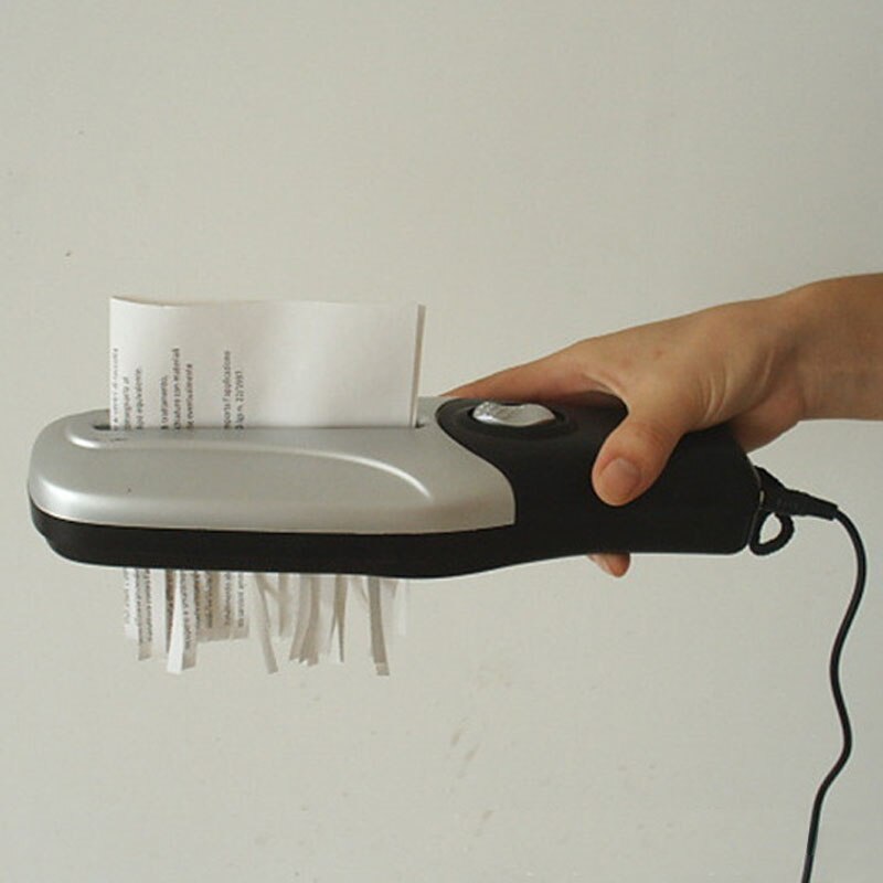 Håndholdt usb-drevet papir trimmer shredders papierversnipperaar til crush office mini dokument trituradora papel