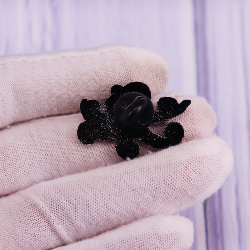 Krake Emaille Stift Marine Leben Brosche Meer Liebhaber Abzeichen Schmuck Zubehör