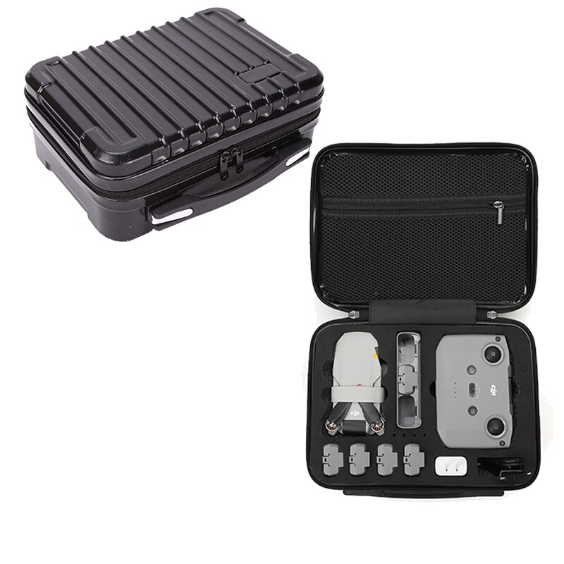 Sac de voyage pour Drone DJI Mavic Mini 2, sacoche de transport Portable, sac de rangement étanche pour pièces, accessoires de grande capacité: black case black
