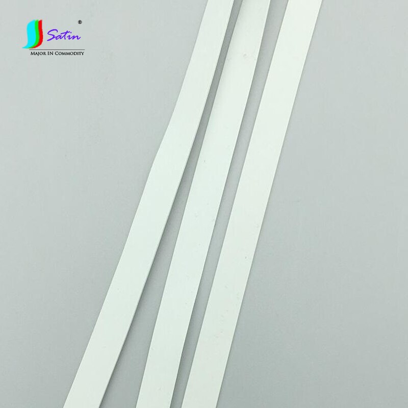 20M 3/4/5/8/10Mm Niet Giftig Zacht Super elastische Witte Rubber Elastische Band Diy Badpak Rubber Elastische Band