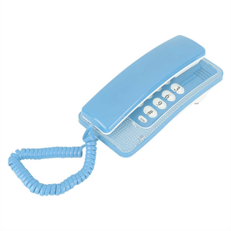 Mini Telephone Home Landline Phone Desktop Wall Mountable Telephone Extension No Caller ID Home Phone For Hotel Family Office