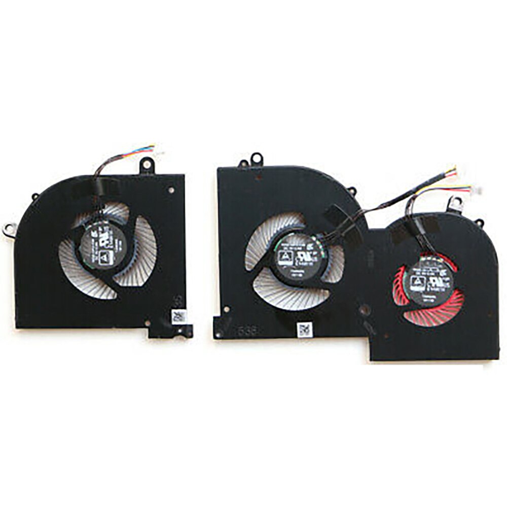 Cpu Cooling Fan &amp; Gpu Vga Ventilator Voor Msi GS65 GS65VR P65 MS-16Q2 16Q1 Koeler Fan: A  pair of fans