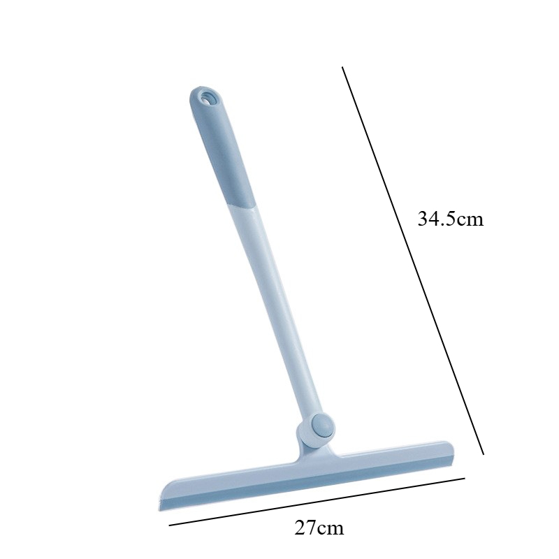 Shower Squeegee for Glass Door Wall Scraper Cleaner with Silicone Holder Bathroom Mirror Wiper Rubber Blade Water Remover Tool: MULTI