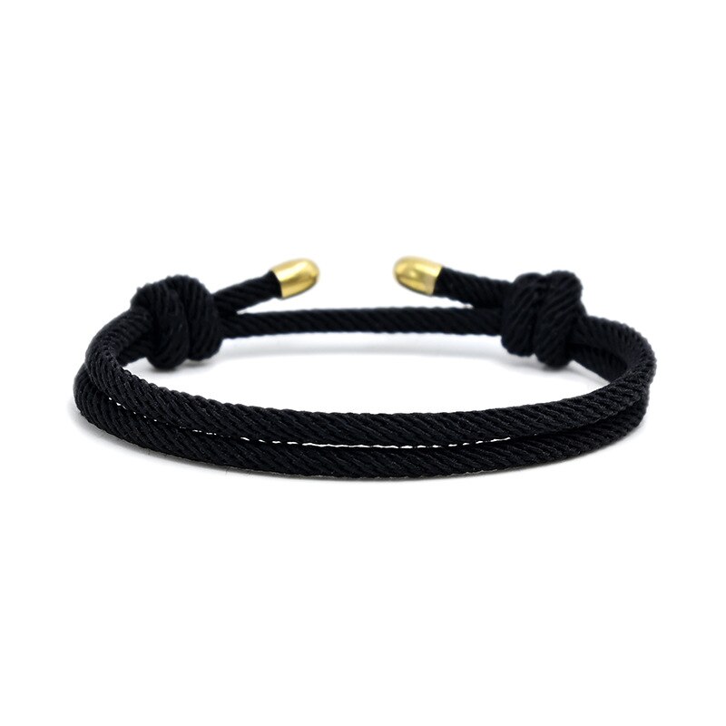 Meetvii Minimalistische Milan Touw Armbanden Mannen Vrouwen Handgemaakte Verstelbare Rode Draad Armband Paar Armband Beste Vriend: 17