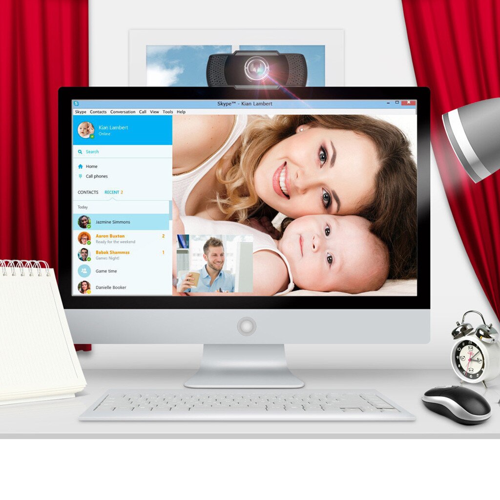 720P HD Webcam Mit Mic PC Schreibtisch Netz Kamera Nocken Mini Computer Webkamera Nocken USB 2,0 Video Aufnahme Arbeit webcam Für PC Laptops