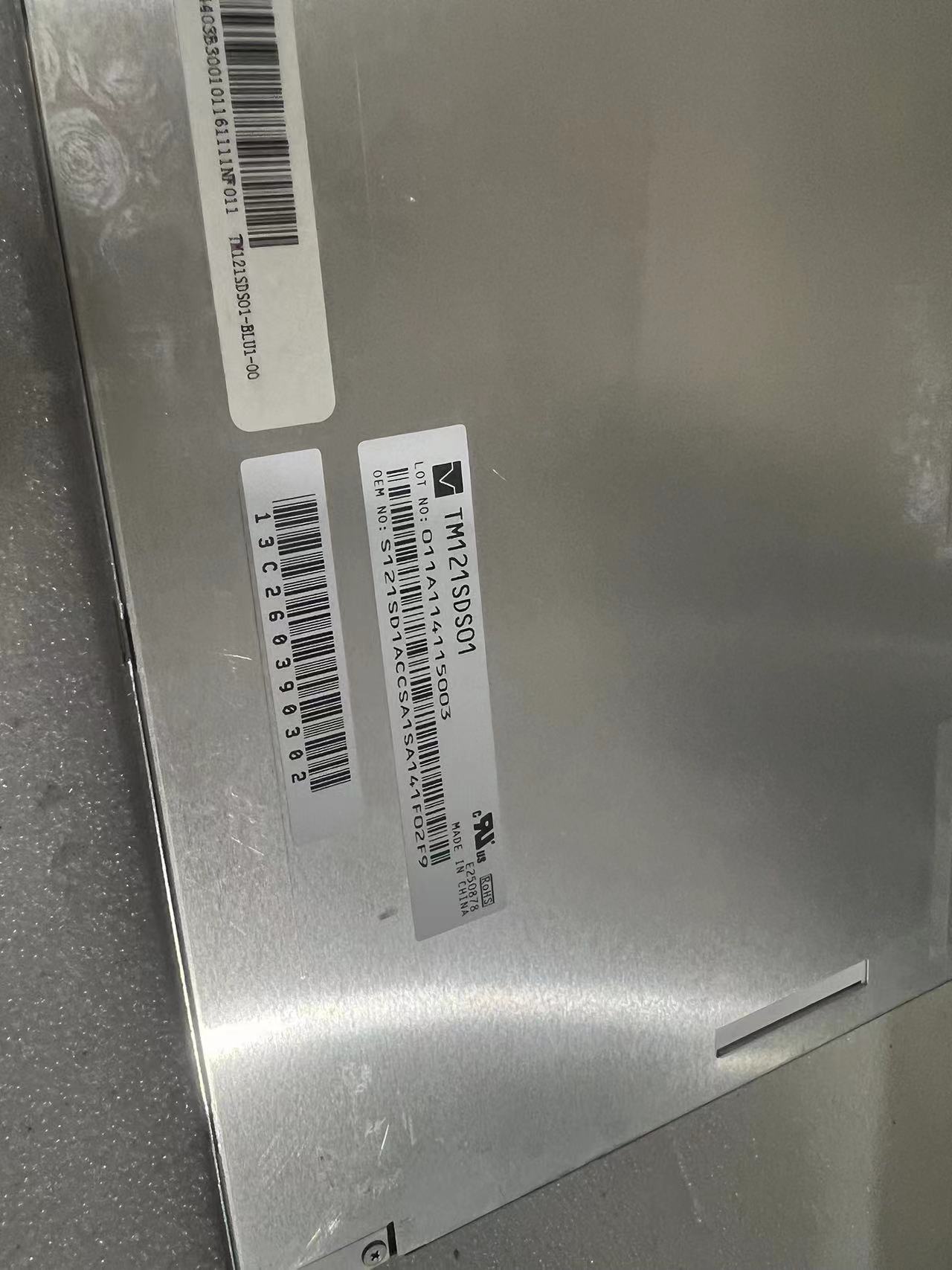 TM121SDS01 tela LCD industrial original TM121SDS01 G121SN01 V4 G121SN01 V.4 BA121S01-200 BA121S01-100 NLB121SV01L-01