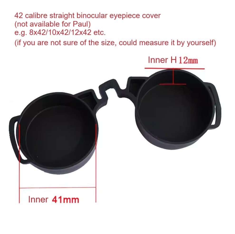 Binoculars Telescope Universal Rubber Eyepiece Cover Monocular Objective Lens Dust Protective Shield Elastic Eye Cup Cap Guard: grey