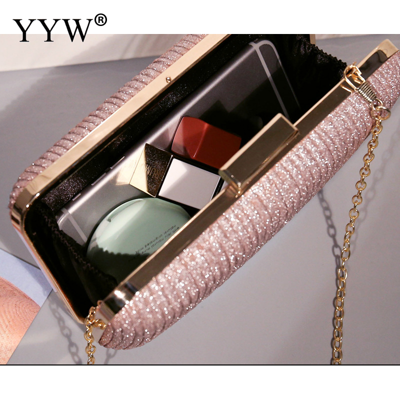 Evening Bags Purse Wedding Clutch Chain Shoulder Womens Mini Handbag Pouch Pochette Femme Detachable Chain For Wedding Cocktail