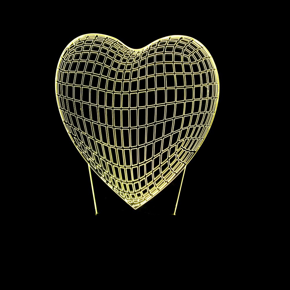 Nachtlampje liefdeshart ballonnen zwaan 3d led tafel bureaulamp kleurverandering slaapkamerinrichting voor vriendin valentijnsdag: K