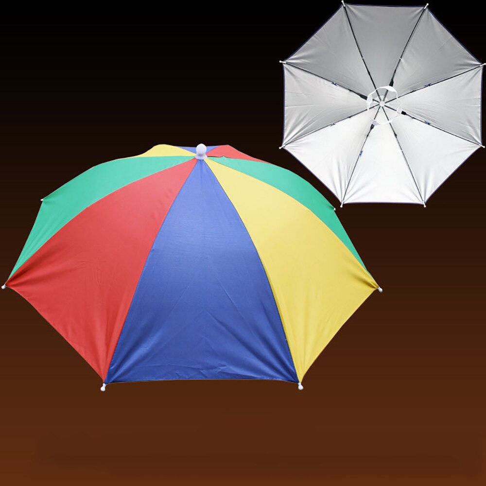 Digital Camo gorra para senderismo y pesca paraguas lluvia mujeres uv paraguas para mujeres al aire libre plegable sombrillas para la cabeza