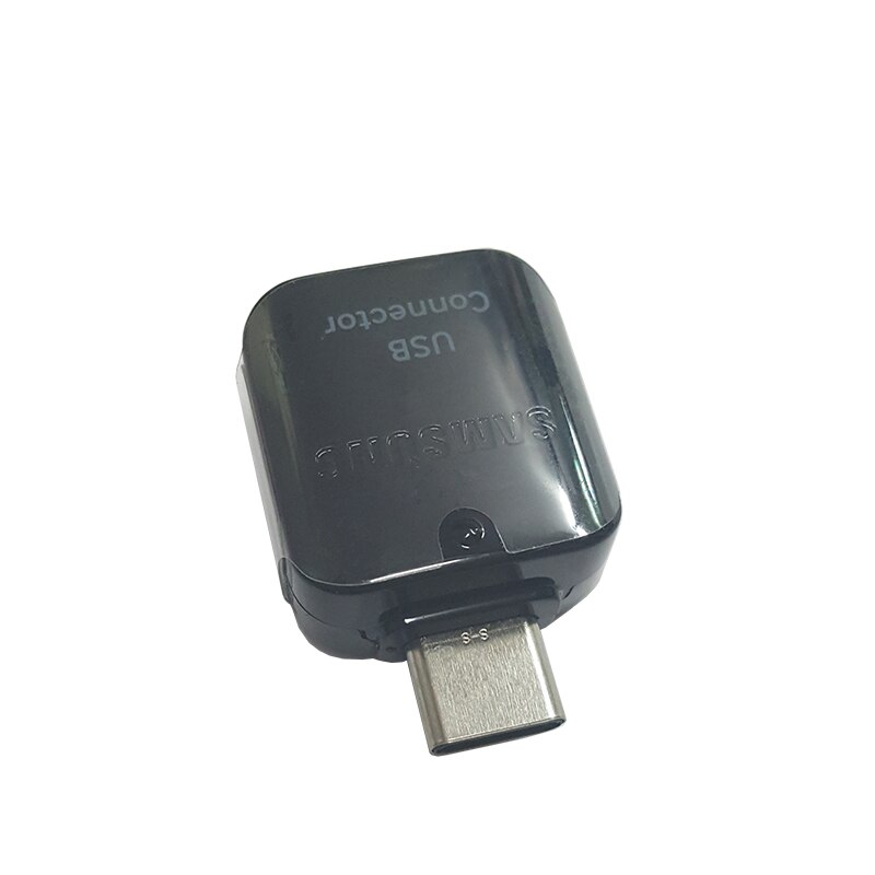 Type C OTG USB-C Adapter USB Connector for Samsung Galaxy Note10/9/8 A90/80/70/71/60/51/30/31 S20 S10 S9 S8 C7/C9pro A8/9s M30s: Black