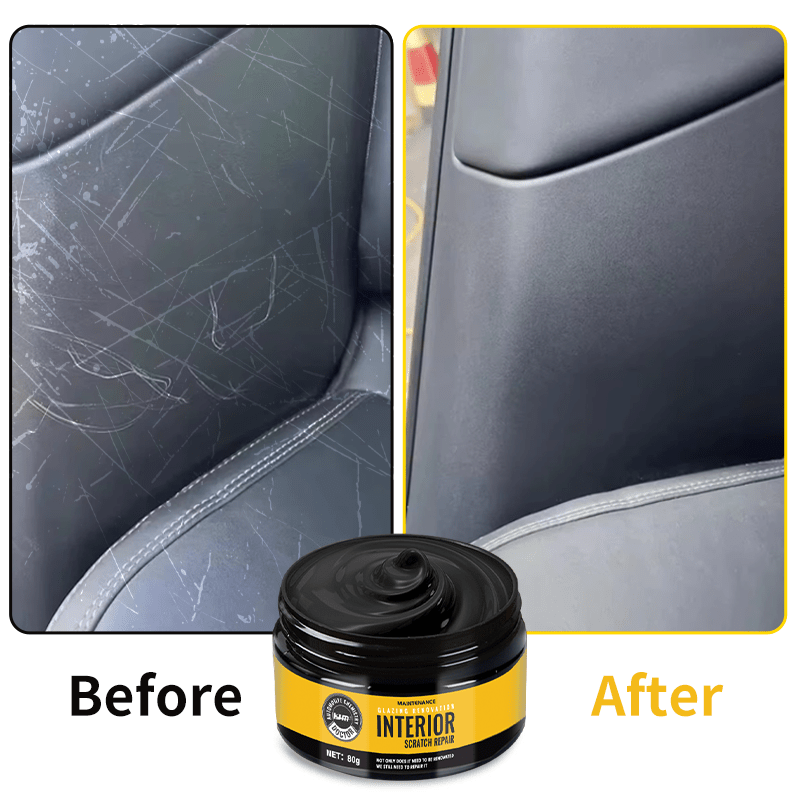 KJM Automotive Interior Scratch Repair Kit - Instrumentenpaneel en plastic reparatiecrème verbetert de glans en herstelt krassen