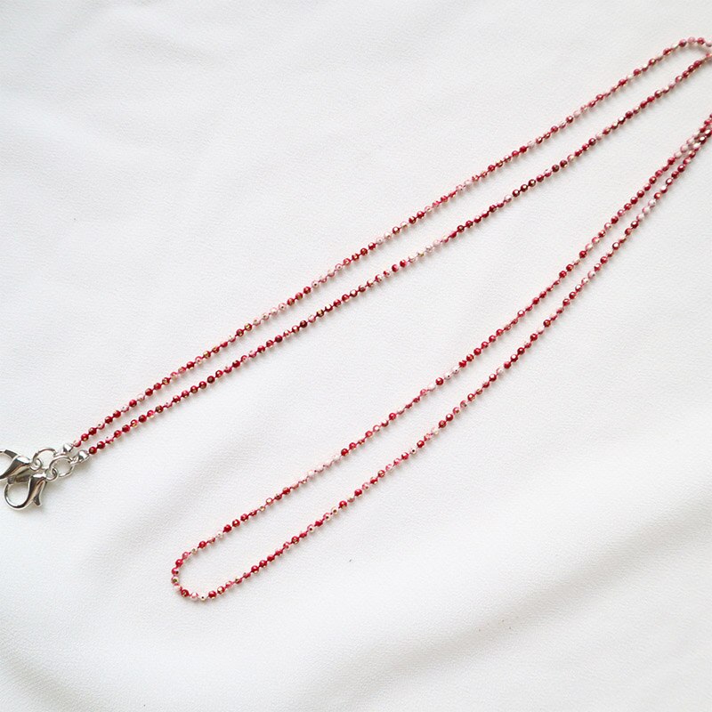 Chaînes de masquage de lunettes de soleil pour femmes, plusieurs chaînes de lunettes en cristal acrylique et perles, bijoux: 6