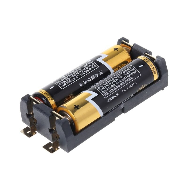 Smt/Smd 2 Aa Batterij Houder Box Case Voor Dual Aa Batterijen Opslag Container 1XCE
