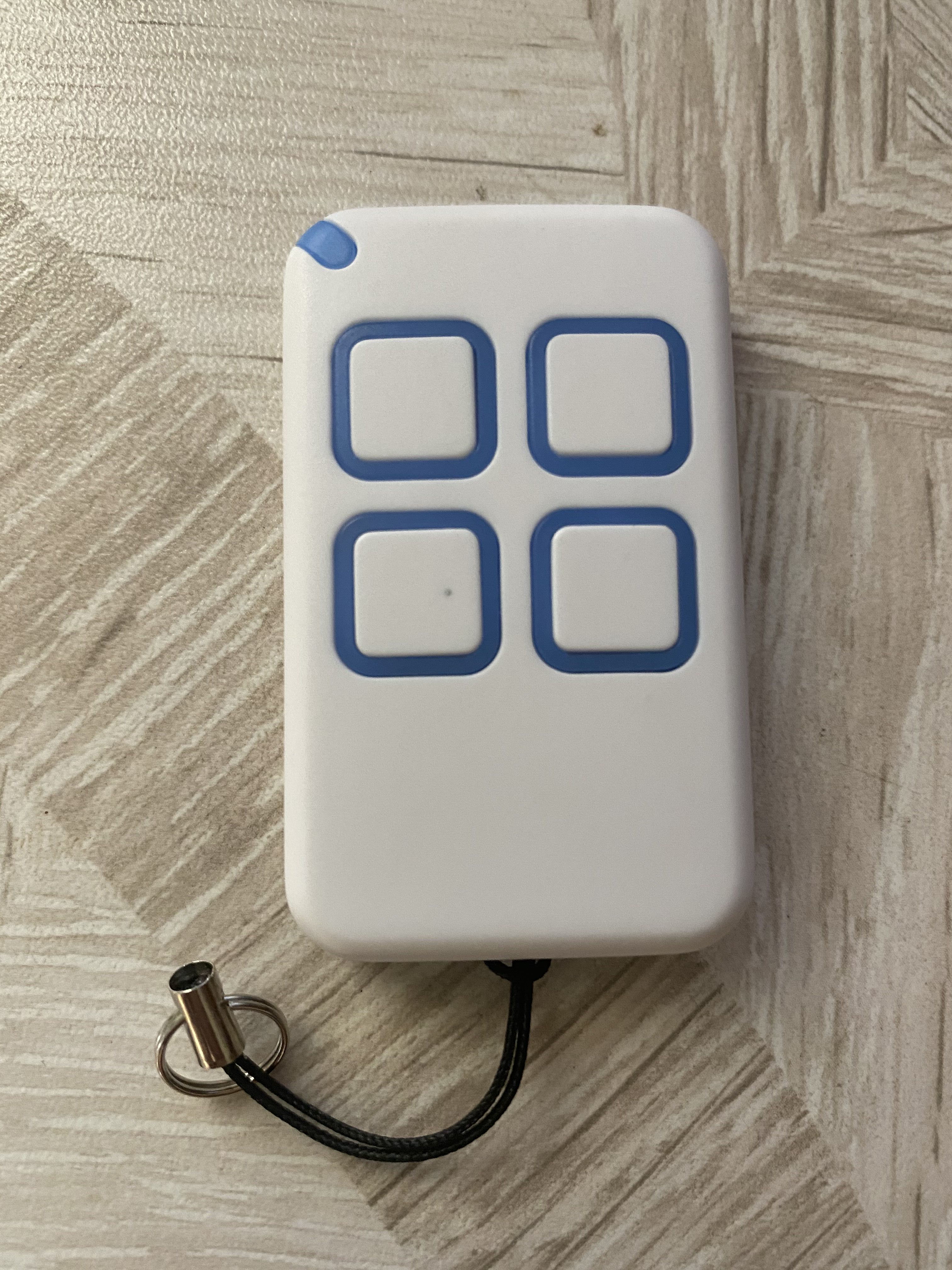 Télécommande de porte de Garage, Multi fréquence 280-868 MHz, commande de porte de Garage, Code à roulement émetteur Fobs 433 868 MHz: Marron