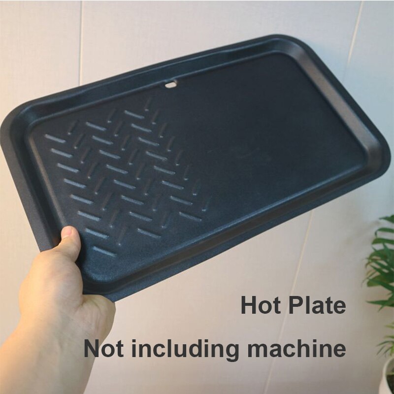 220v 2 in 1Electric BBQ Grill 2000W Household Barbecue Machine Grill Electric Hotplate Smokeless Grilled Meat Pan Electric Grill: Hot plate only