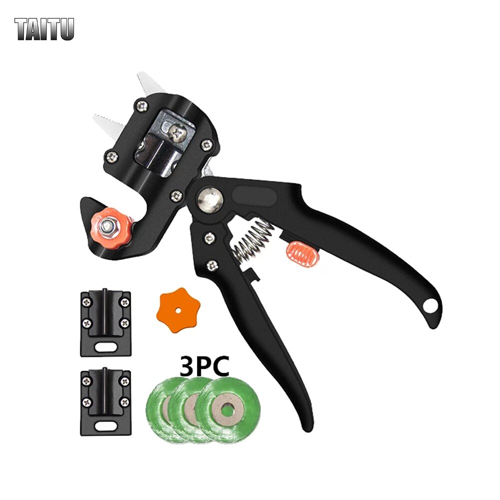 Garden Tools Metal Cutting Scissors Grafting Pruner Garden Branch Cutter Chopper Tree Seedlings Cutting Grape Vine Graft Tool