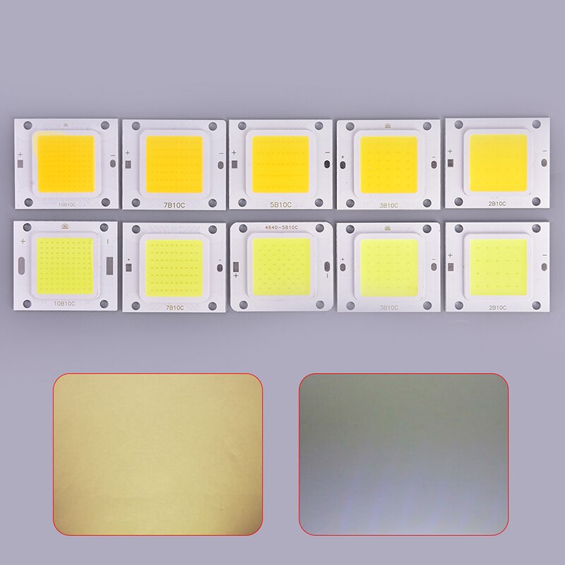 Cob led chip led matrix til spotlight diode led lys projektørlampe kilde 4.6cm x 4cm