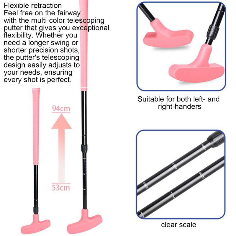 Golf Putter Clubs Rechts & Linkshandige Golfclubs Telescoping Verstelbare Golf Grepen Club Voor Kinderen Volwassenen Golf Putter Training Aid