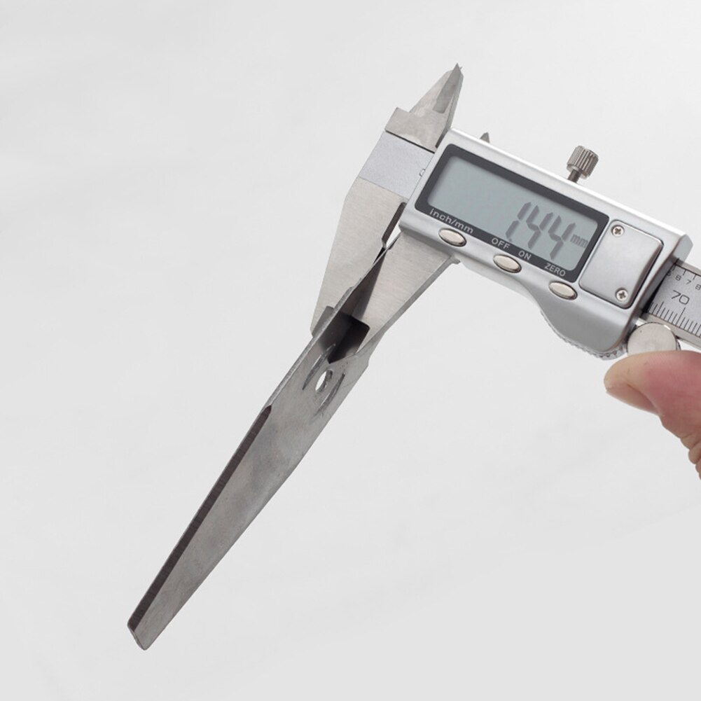 150mm Metal Grass String Trimmer Blades Lawn Mower Replacement Trimmer Tool Straight Blade Saw Blade Of Electric Cutting Machine