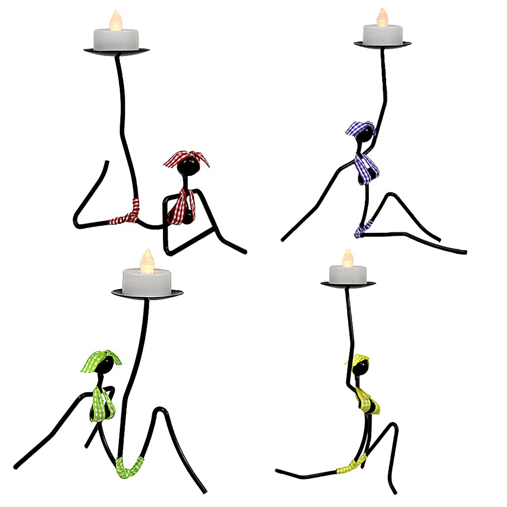 Decoratieve led kaarsenhouder kandelaar bruiloft huis ornament