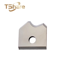 10 pcs Scraping Blade Woodworking Tools Knives Scraper for Edge Banding Machine 16*17*2-R1.5/2/3