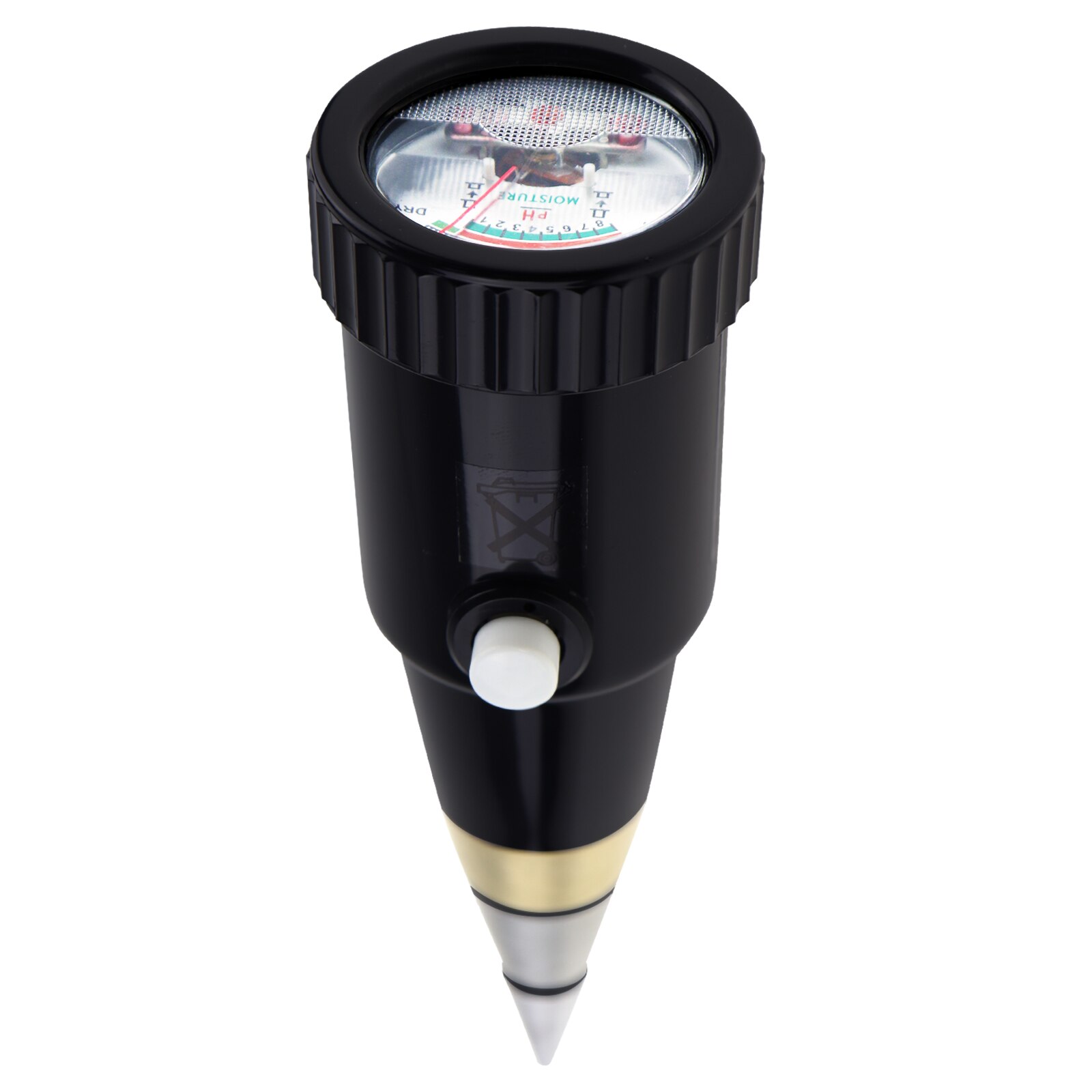 Medidor de nivel de humedad de pH del suelo 2 en 1, herramienta de prueba de jardinería, huertos, jardines, césped, jardineras, viñedos