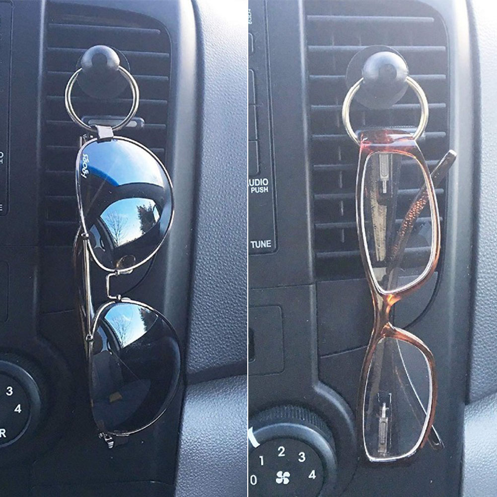 Auto Air Vent Outlet Beugel Houder Draagbare Duurzaam Opknoping Zonnebril XR657