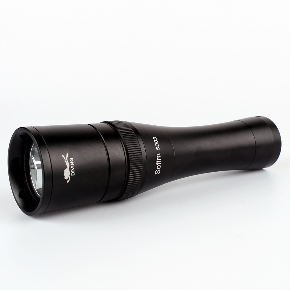 Sofirn SD03 Scuba Diving Flashlight 18650 Dive Light Torch Underwater Powerful Cree XM-L2 LED Flashlight Waterproof Diving Lamp