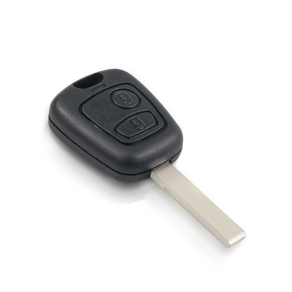 KEYYOU-clé télécommande à 2 boutons, transpondeur HU83, pour voiture PEUGEOT 307 et citroën C1 C3, 433MHZ, transpondeur PCF7961