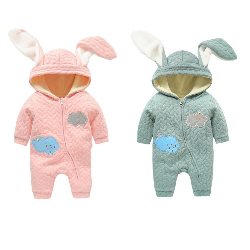 Fleece Baby Kleding Witer Outfits Meisjes Kleding Mode Jongens Rompertjes Cartoon Eerste Verjaardag Jongen Roupa Bebes Peuter Romper