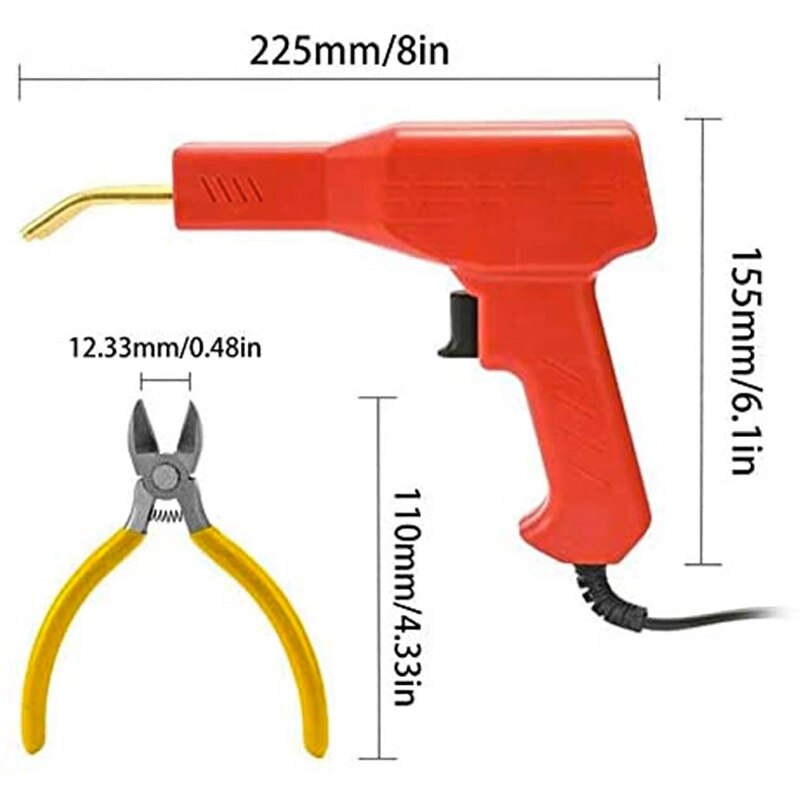 Kit de Machine à souder professionnelle pour la réparation des fissures, en plastique réutilisable, pare-chocs de voiture, UD88