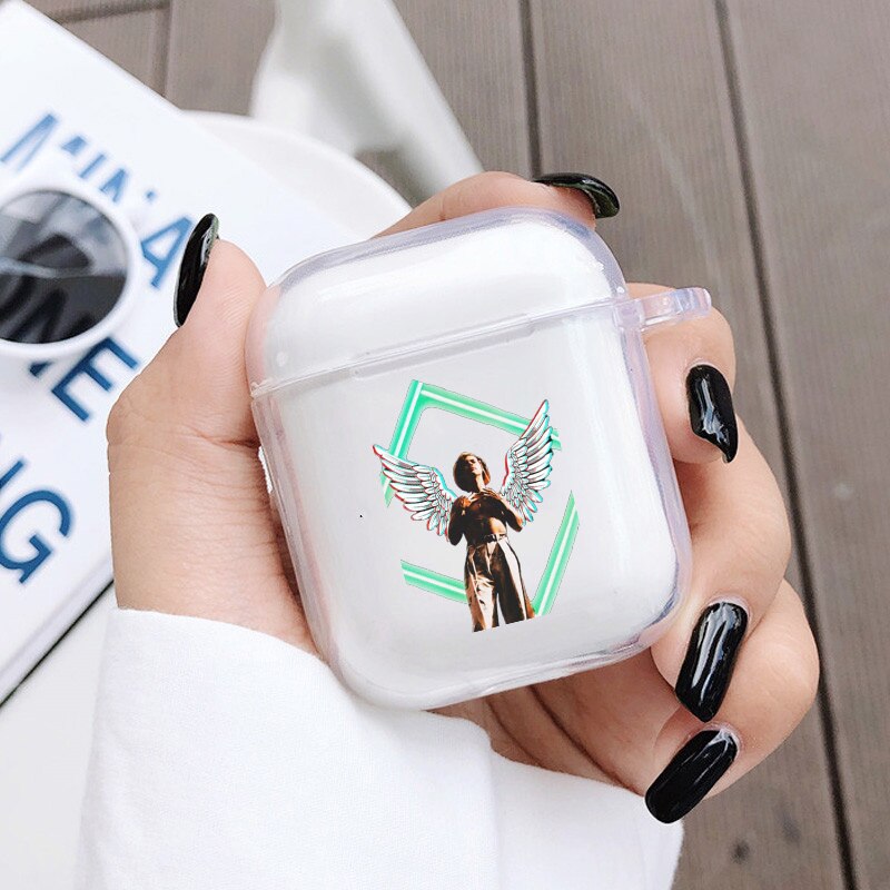 Harry Styles-złote, miękkie, przezroczyste etui na słuchawki do Airpods 1 2 One Direction bezprzewodowa osłona na słuchawki Bluetooth Coque: 5