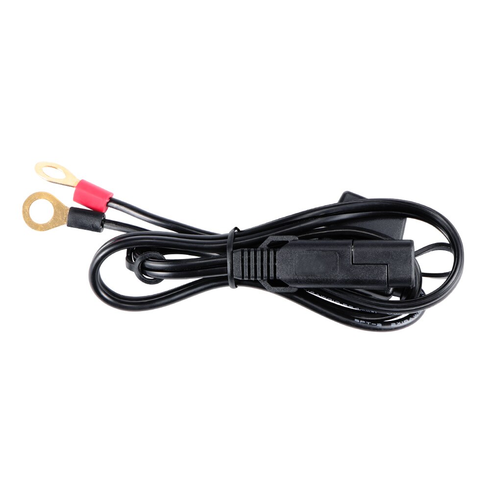 12V Motorcycle Battery Charger Cable Terminal To SAE Quick Disconnect Cable Motorcycle Battery Output Terminal Ring Connector