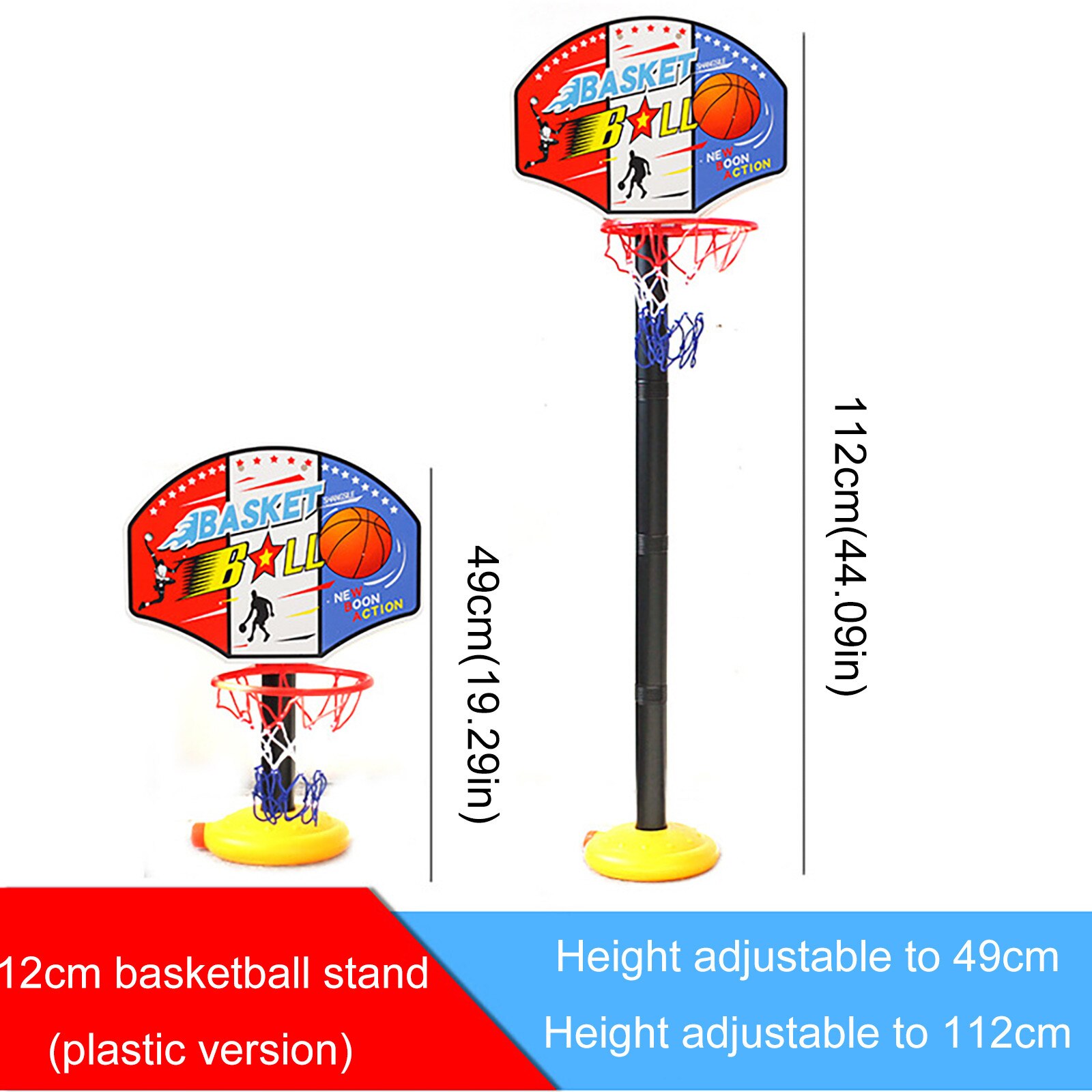 Höer Einstellbar Tragbare Basketball System 13,4 Zoll Rückwand Art Sport spielzeug