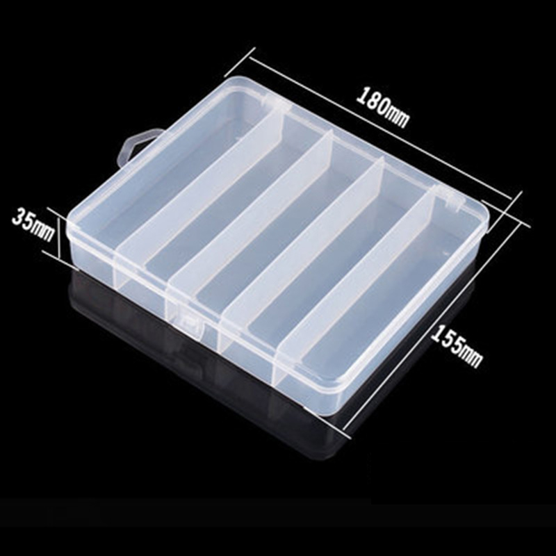 Fishing Tackle Box 5 Compartment Hook Box Fishing Tackle Accessories Lure Hook Boxes Fishing Tackle Box