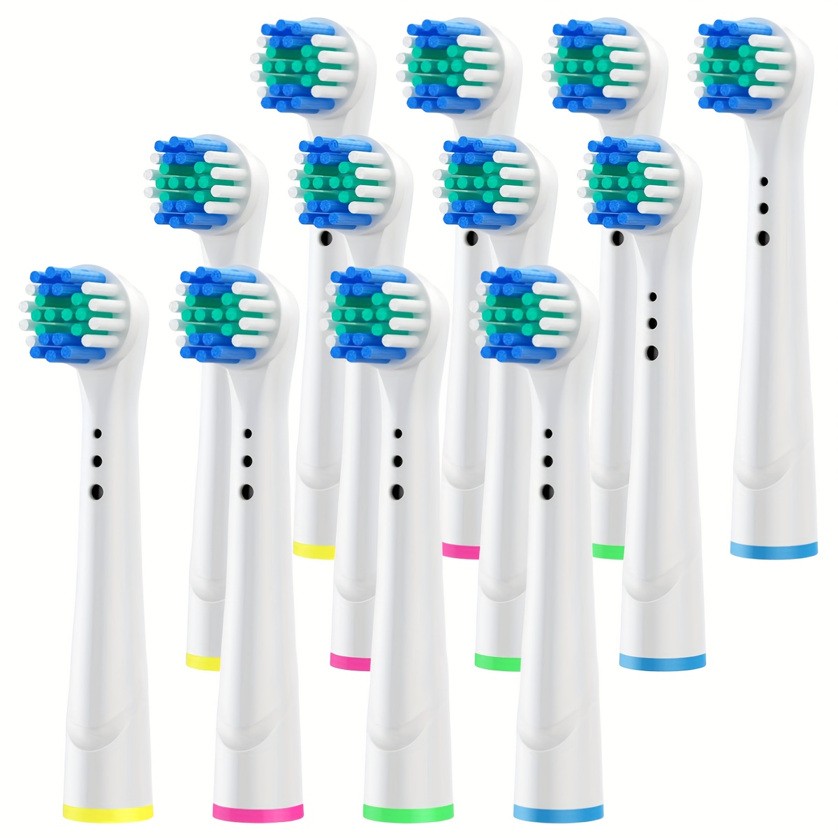 Têtes de brosse à dents de rechange, 4/12/16 pièces, compatibles avec oral-b Braun, têtes de brosse à dents électrique professionnelle: Ivoire