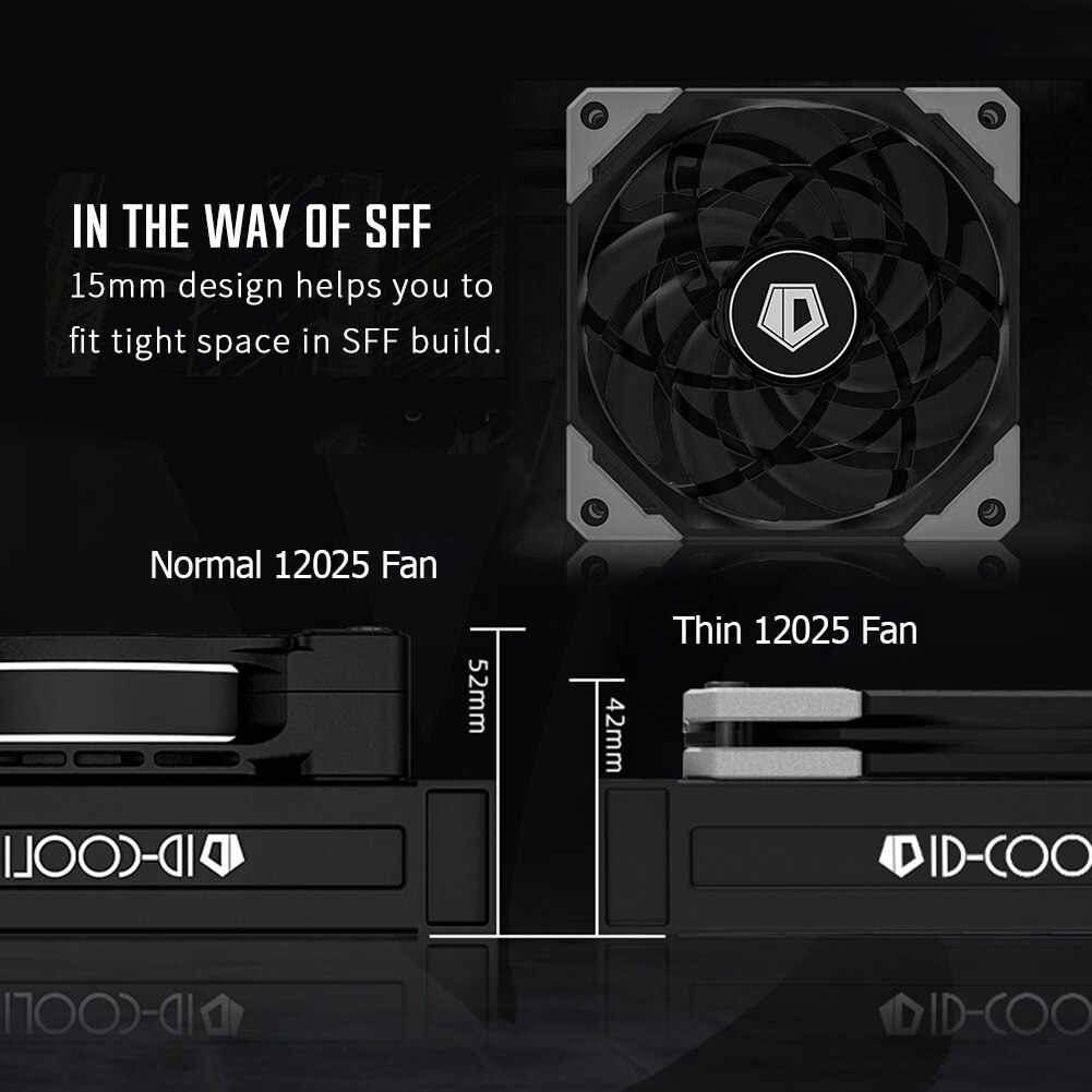 120mm Ultra Slim Quiet PC Case Fan Desktop PC Computer Cooling Cooler Silent CPU Water Power Cooler PWM PC Chassis Case Fan