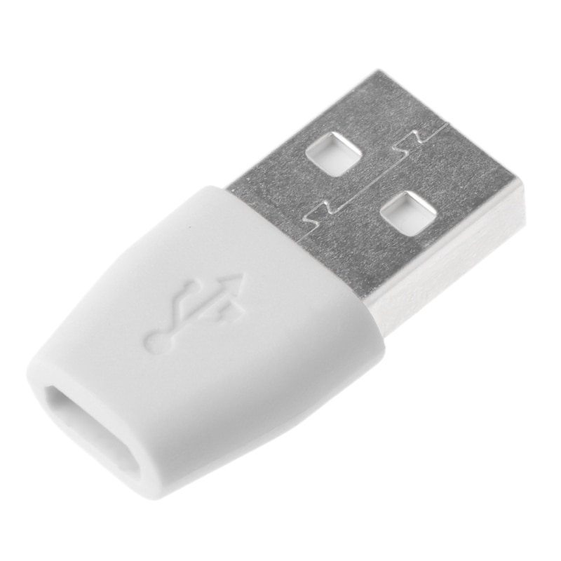 USB 2.0 Male to Micro USB Female Adapter Converter for Data Transfer and Charge