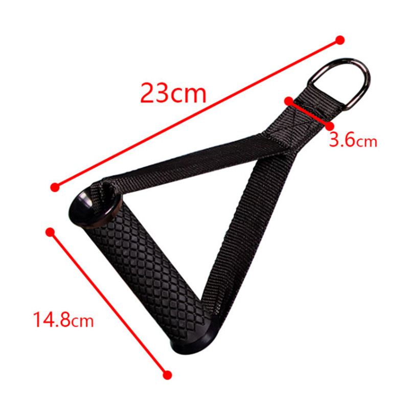 1PC Multifunctionele Gym Weerstandsbanden Handvatten Antislipgreep Sterke Nylon Singels Fitness Grip Puller Handvat Gantry Accessoires