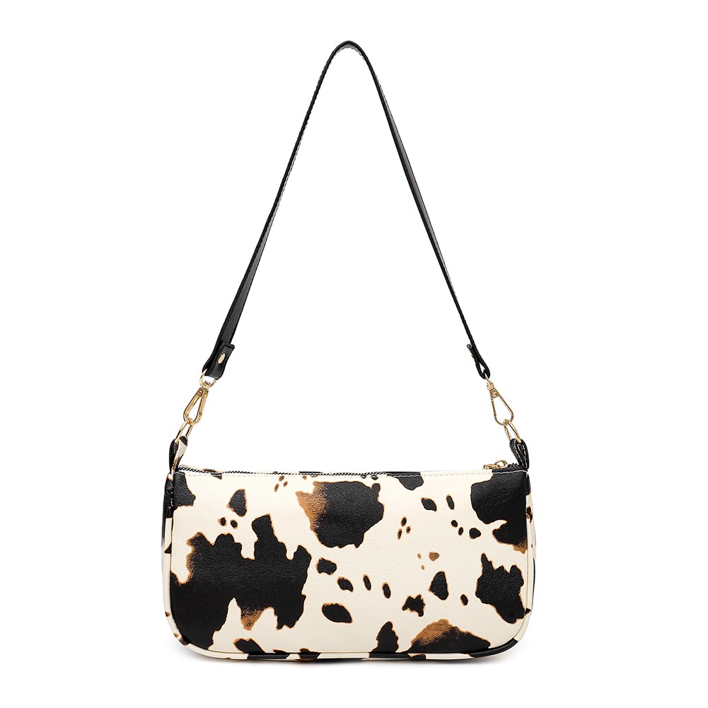 Vache lait modèle femmes sac à main classique Texture créative délicate Chic femme PU sous les bras épaule fourre-tout sacs: type 1 A