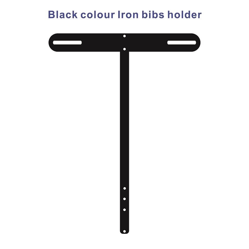Marathon Number Bib and Medal Hanger: Black Bib Hanger T