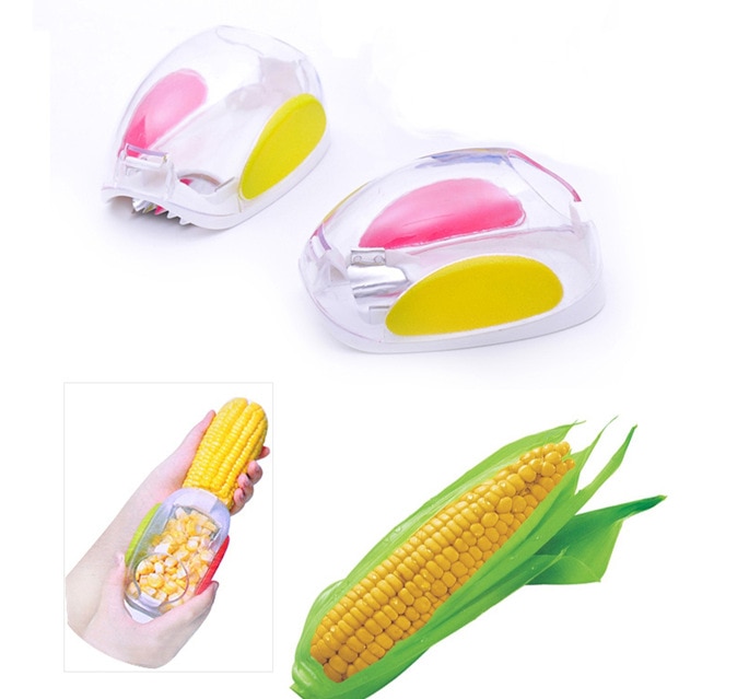 Novelty Gadgets Corn Stripper Cob Remover Cooking Tools Kitchen Accessories